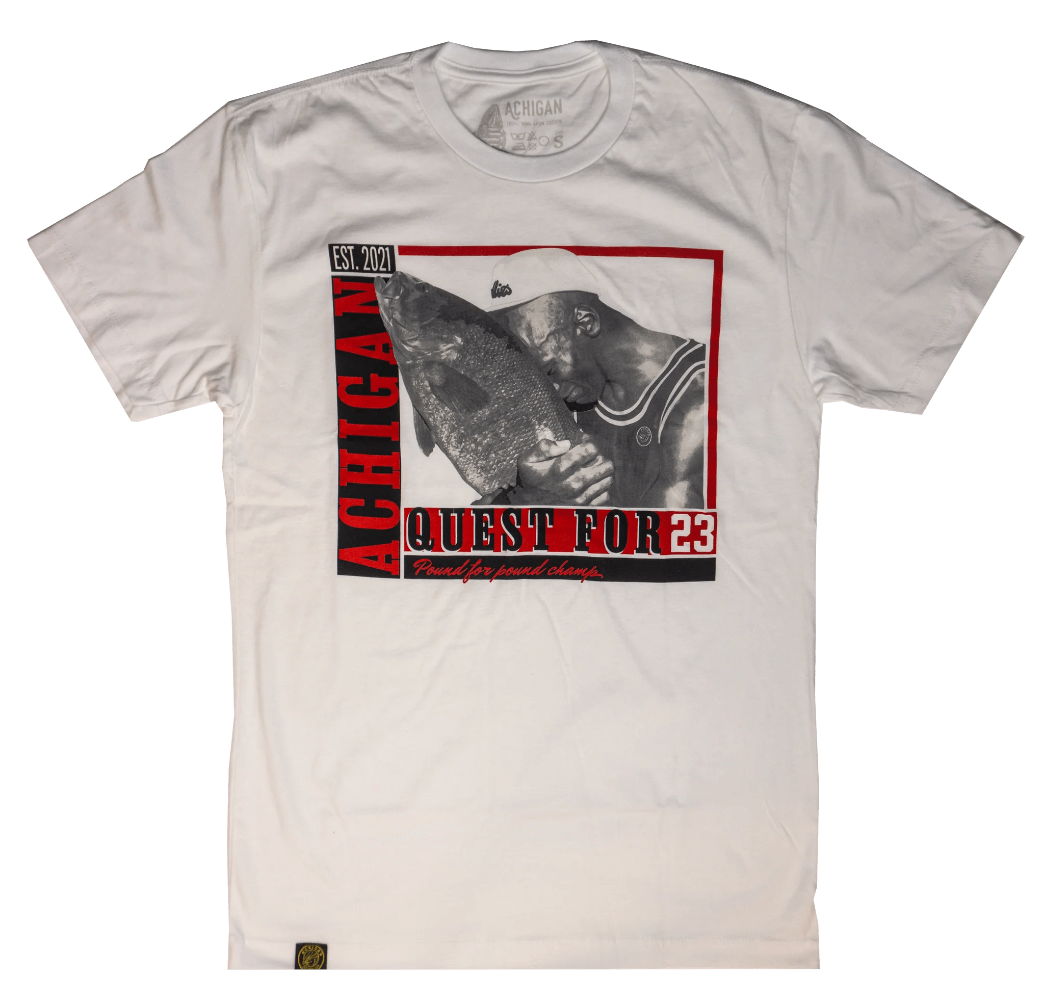 Achigan G.O.A.T. Quest for 23 Shirt - Hamilton Bait and Tackle