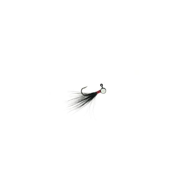 crappie magnet fishing lure Leland Lures Pop Eye Jig-White/Black 1/16oz