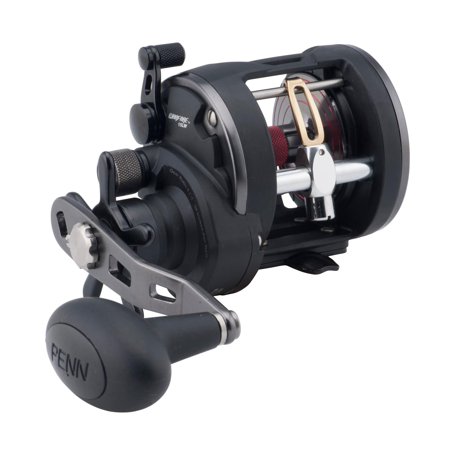 Penn Warfare Star Drag Level Wind Baitcast Reel - Hamilton Bait and Tackle