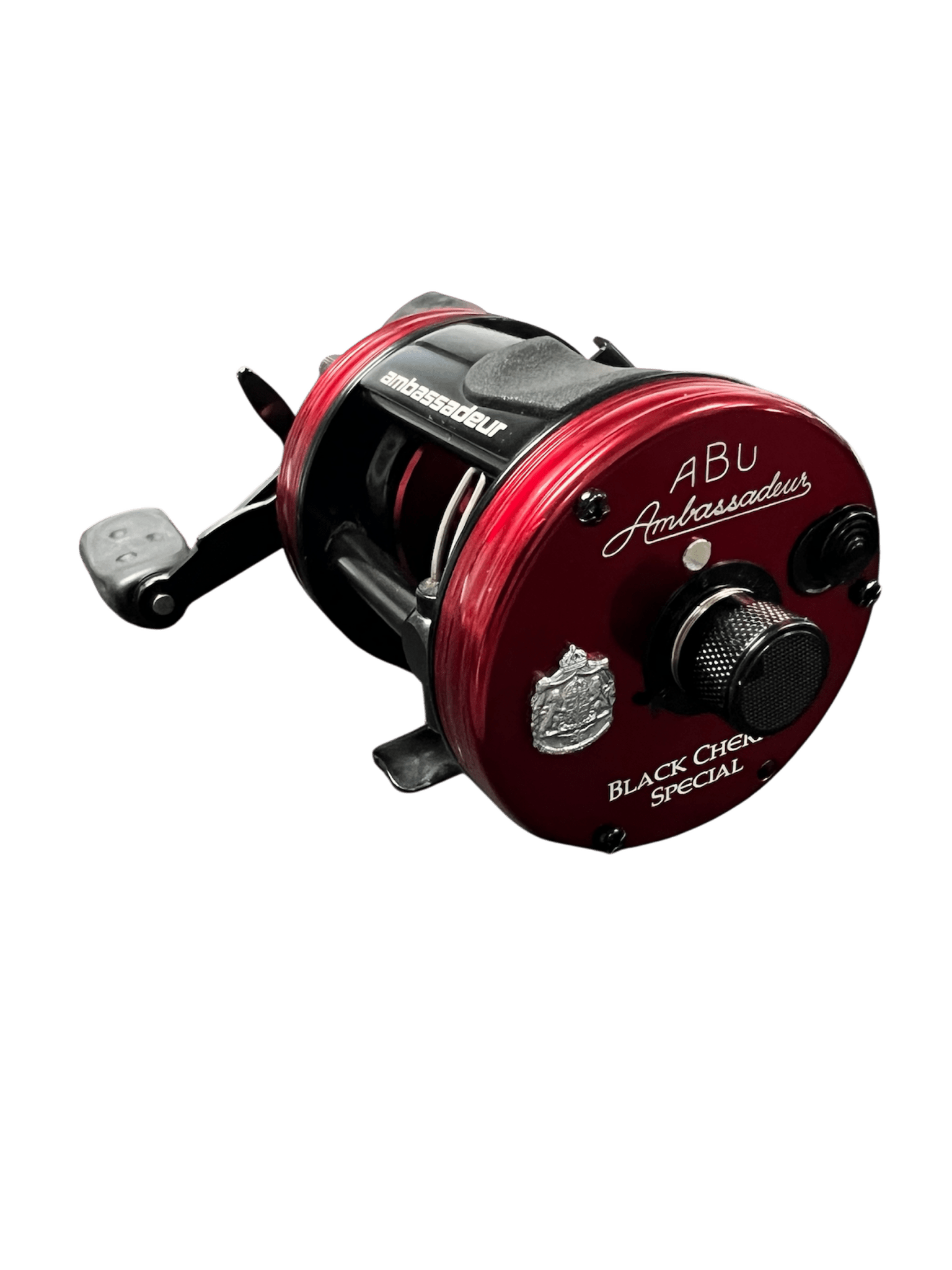 Used Baitcast Reel - Abu Garcia 6500 Pro Rocket Black Cherry Special 9/10 - Hamilton Bait and Tackle