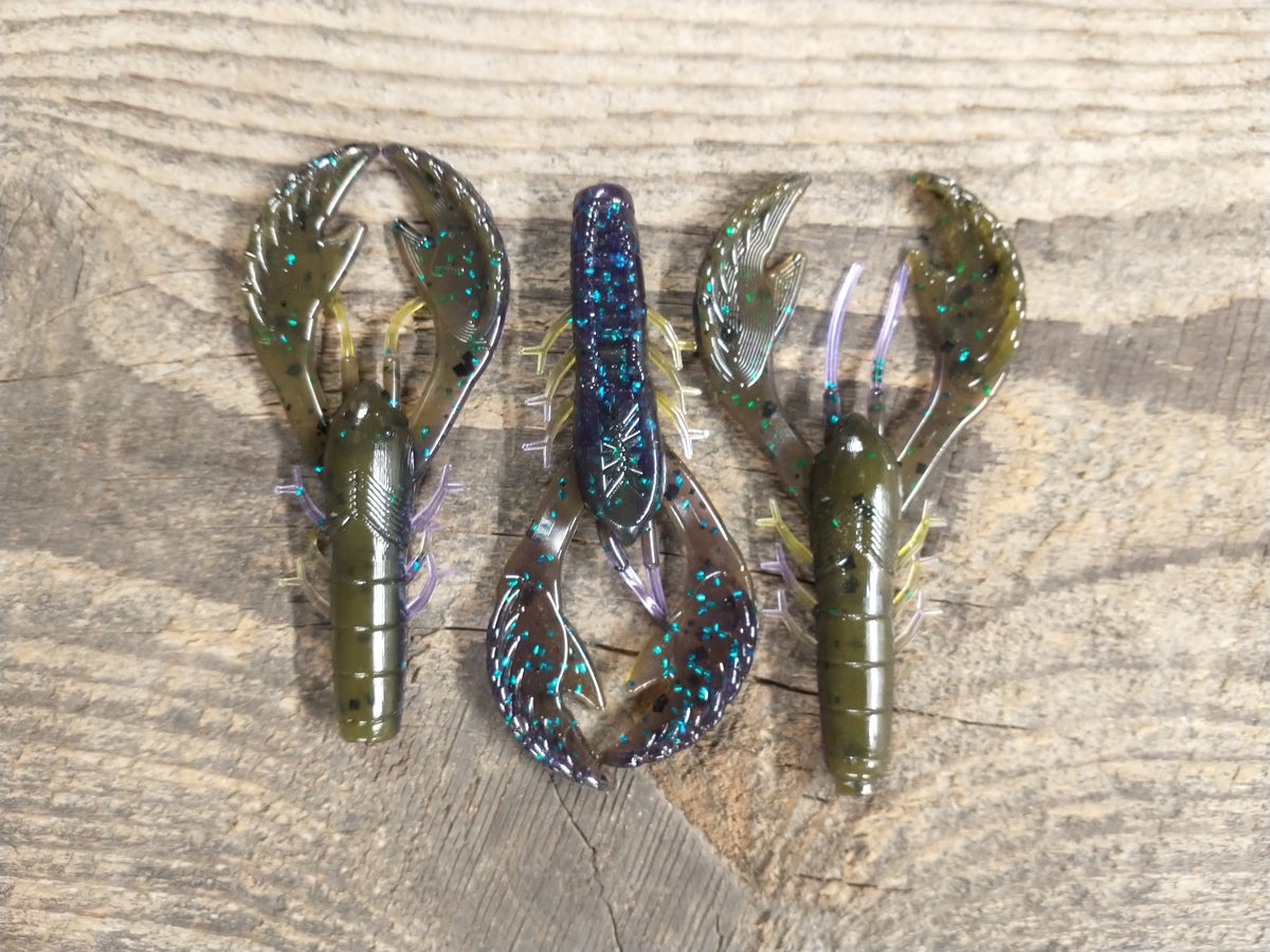 A-Game Custom Lures 3.5" Bruiser Craw - Hamilton Bait and Tackle