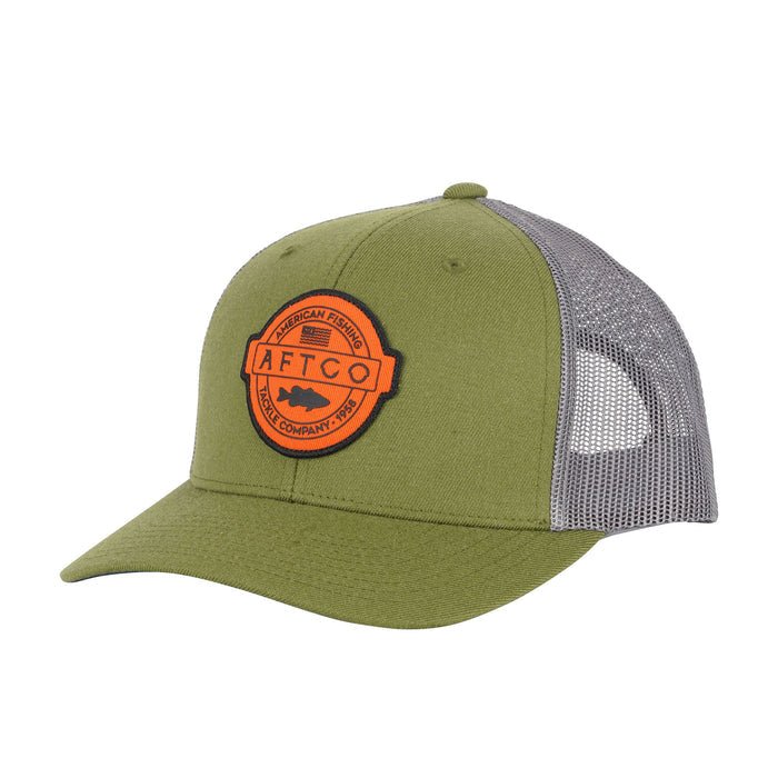 AFTCO Bass Patch Trucker Hat - Hamilton Bait and Tackle