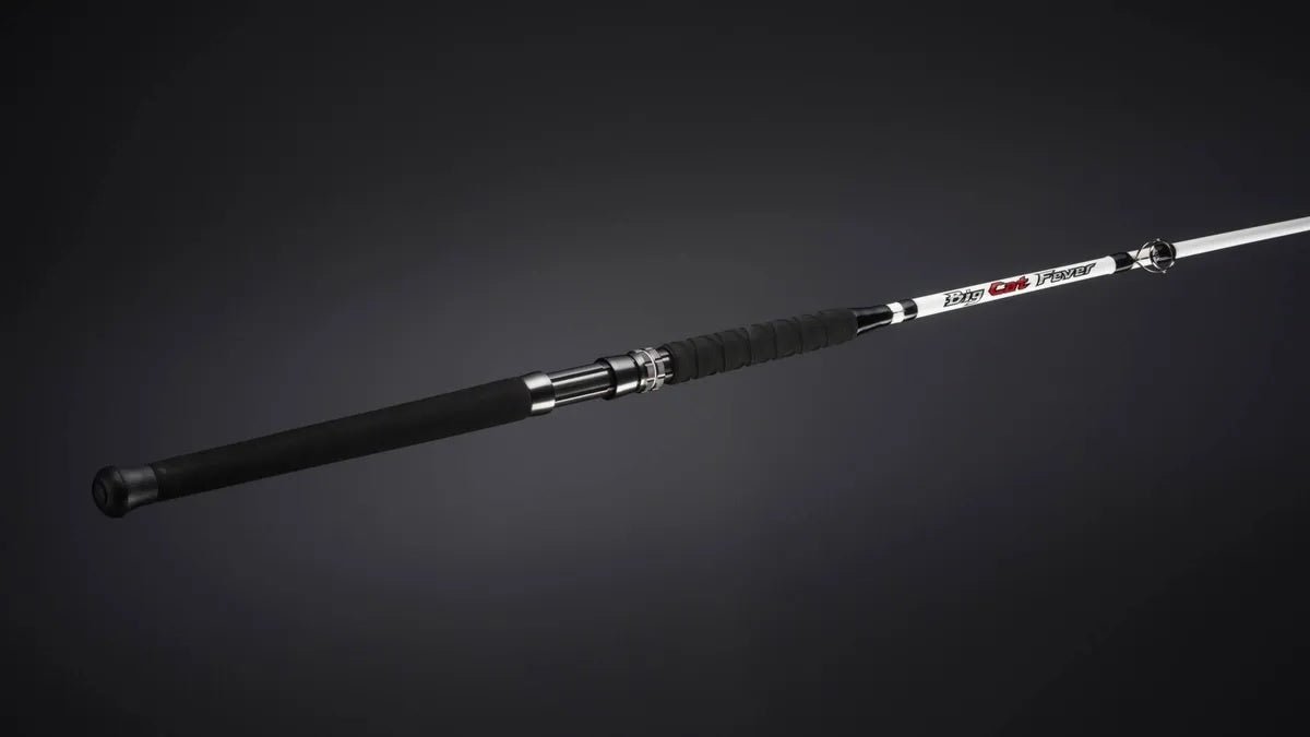 Big Cat Fever Spinning Rod - Foam - MH White - Hamilton Bait and Tackle