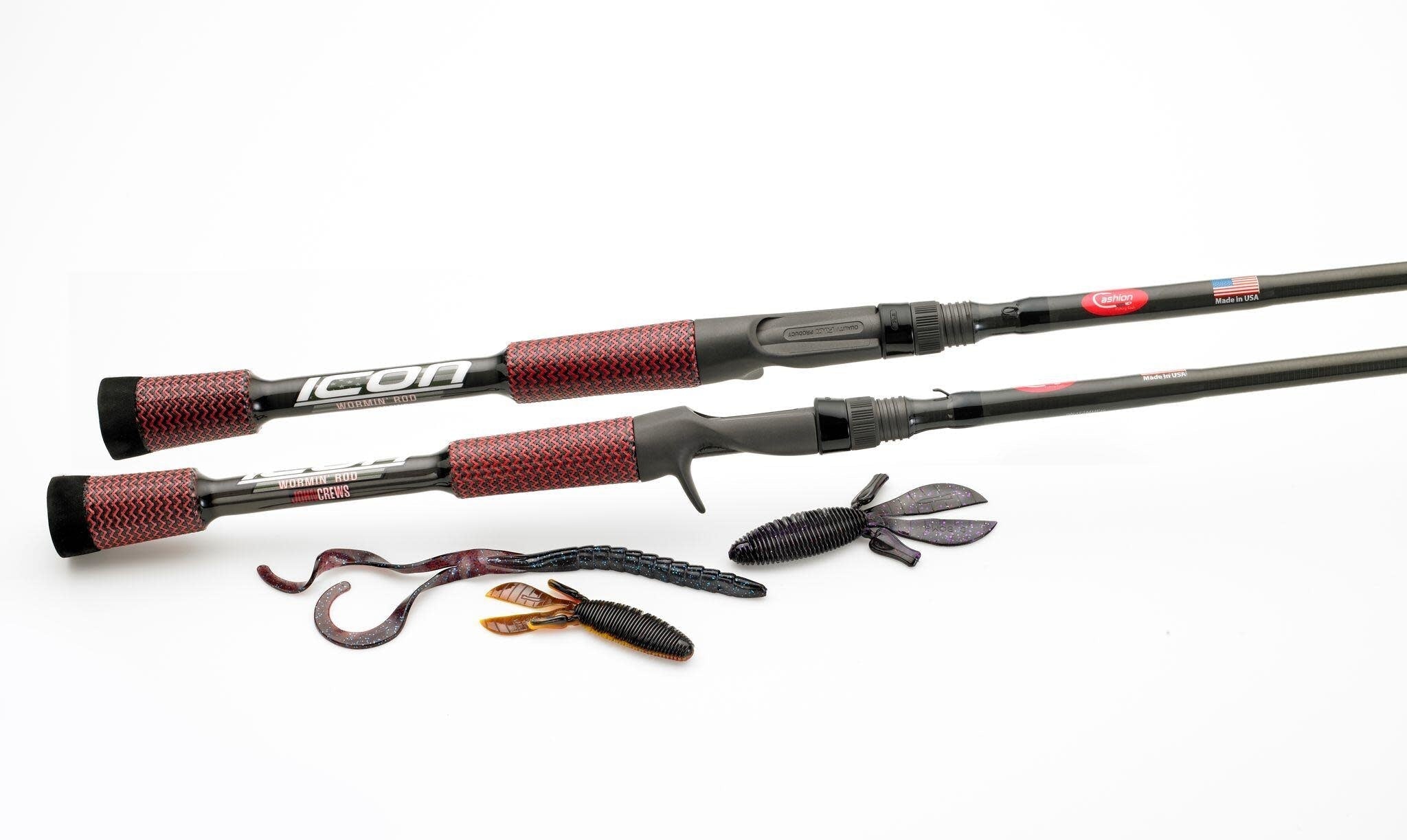 Cashion John Crews ICON Rod 7'2" Medium-Heavy / Fast Worming - Hamilton Bait and Tackle