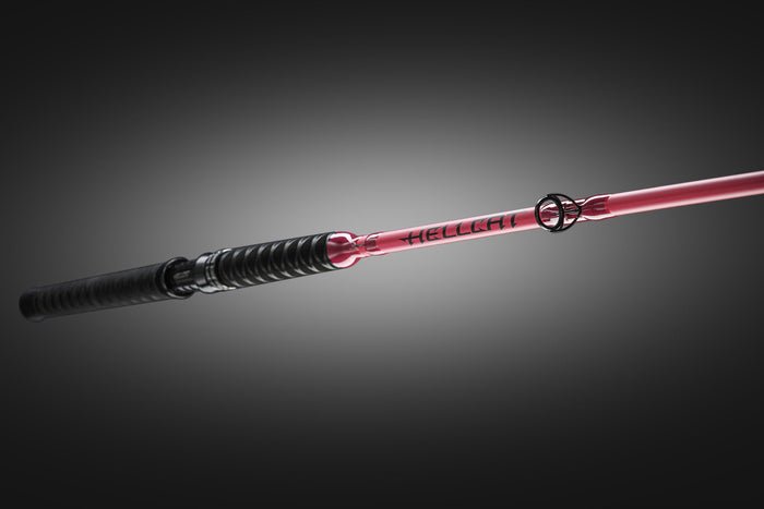Catch the Fever 7'6" Hellcat Casting Rods (Orange, Yellow, Green, Pink) - Hamilton Bait and Tackle