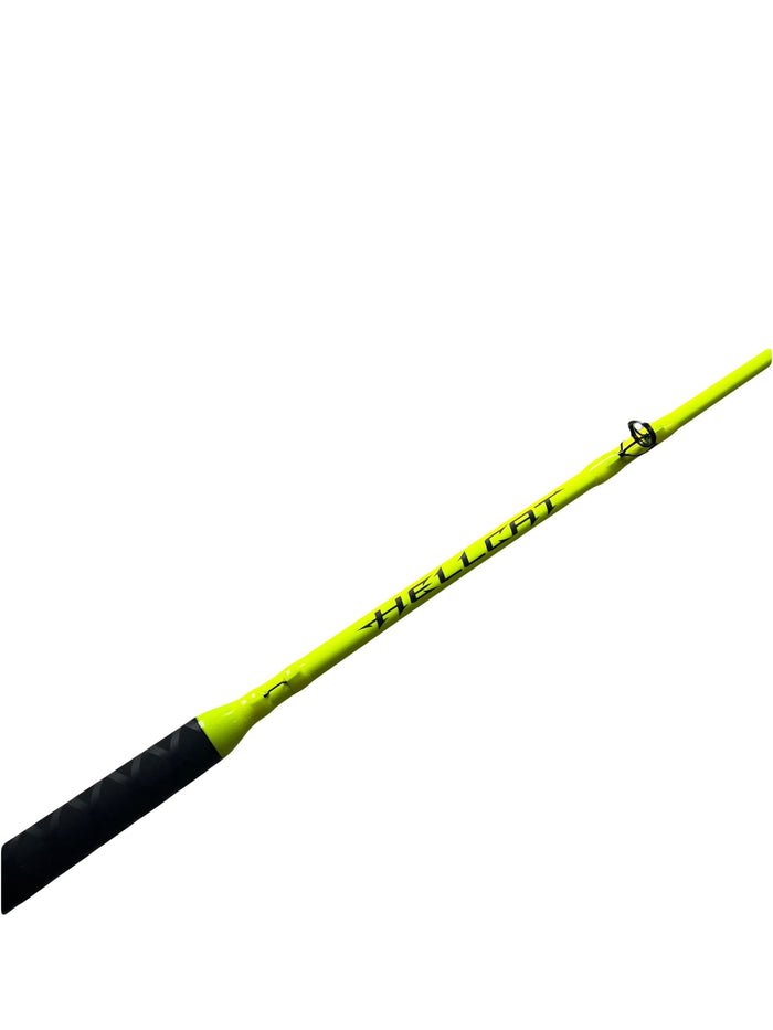 Catch the Fever 7'6 Hellcat Casting Rods (Orange, Yellow, Green, Pink)