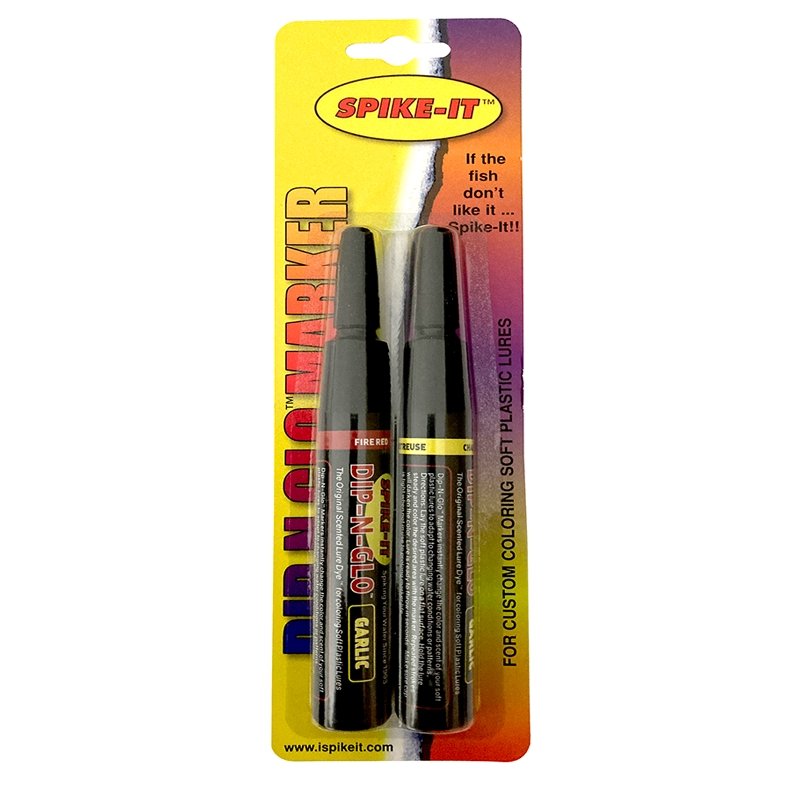 Spike It Double Marker Garlic Chartreuse/Red - Hamilton Bait and Tackle