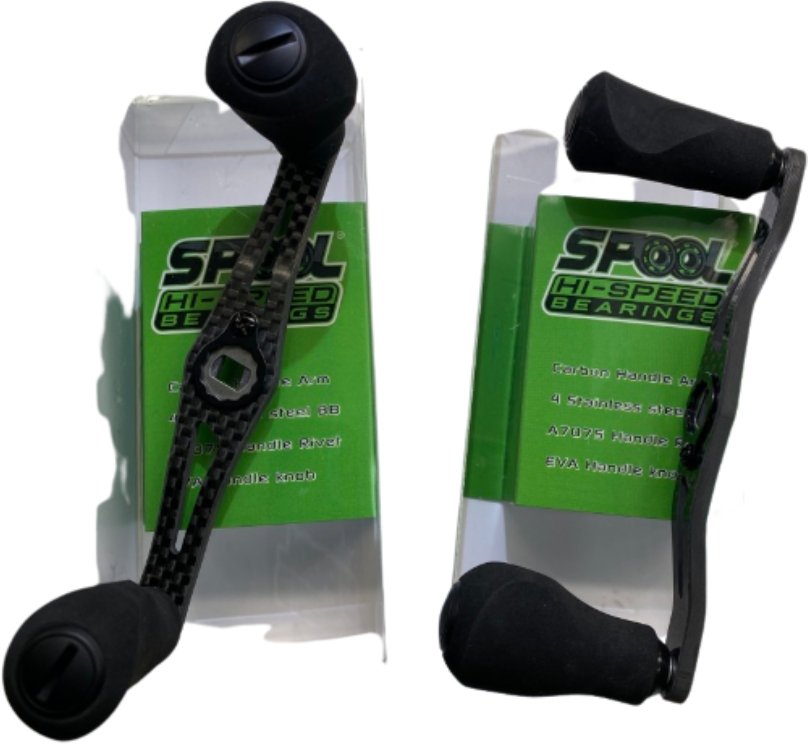 Spool Hi-Speed Bearings Carbon Fiber Reel Handle - Hamilton Bait and Tackle