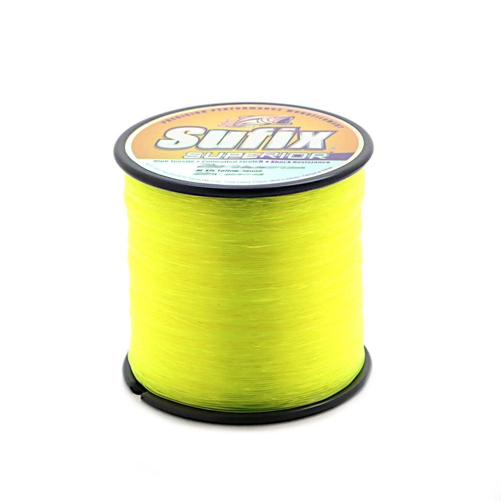 Sufix Superior 1/4-Pound Spool Size Fishing Line (Yellow, 6-Pound)