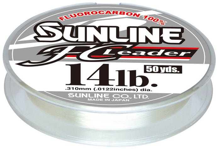 Sunline FC Leader Line Clear - 50 Yard Spool - Hamilton Bait and Tackle