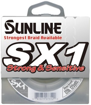 Sunline SX1 Hi-Vis Yellow Braided Fishing Line