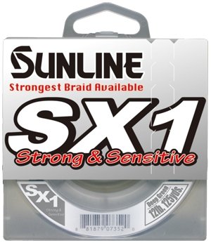 Sunline SX1 Hi-Vis Yellow Braided Fishing Line Sunline SX1 Hi-Vis Yellow Braided Fishing Line
