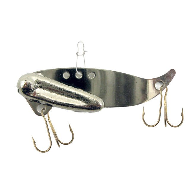 fish lure that looks like an e VIB-E Blade Bait 1/4 oz Silver