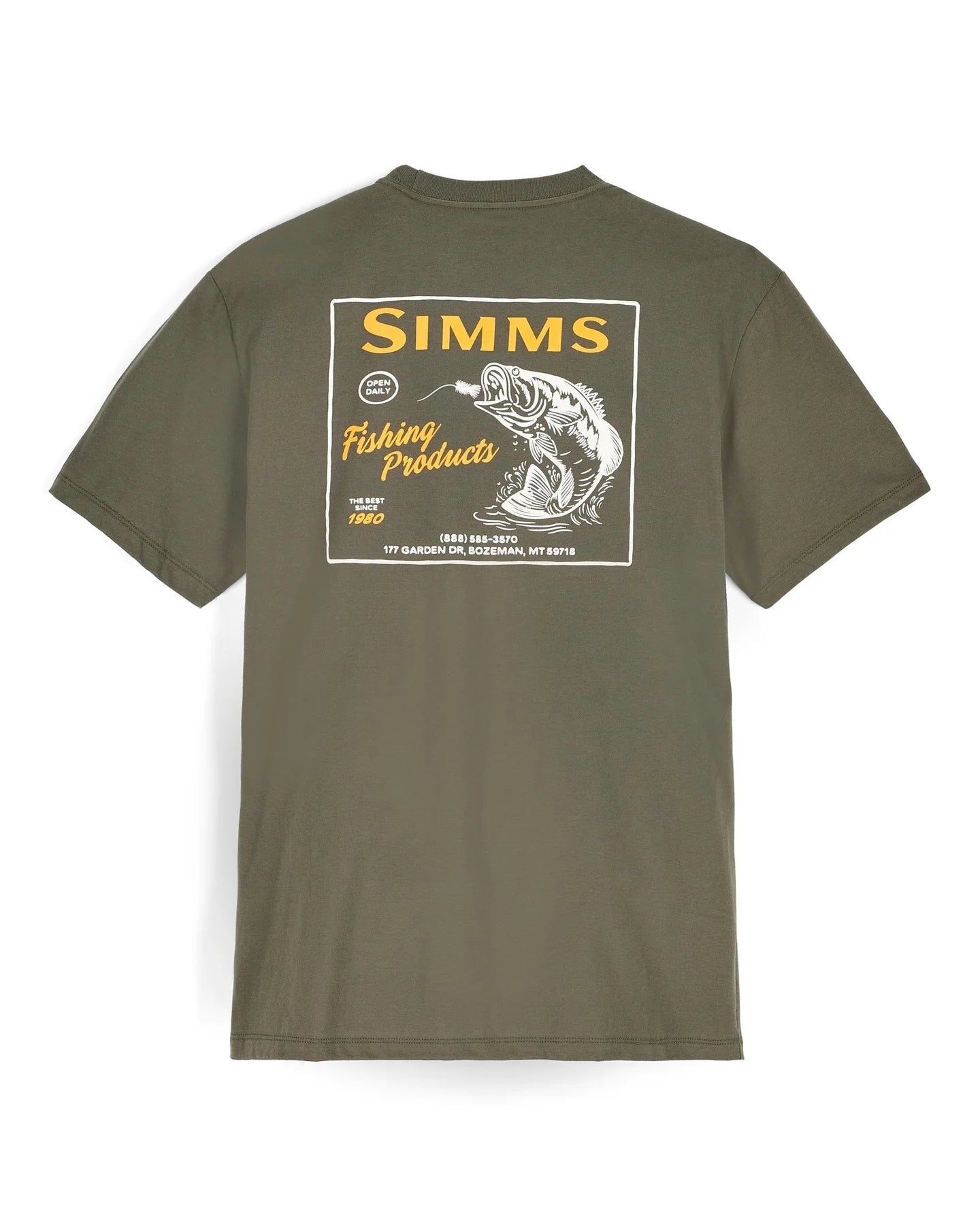 SIMMS Men's Locals Bass Shop T-Shirt