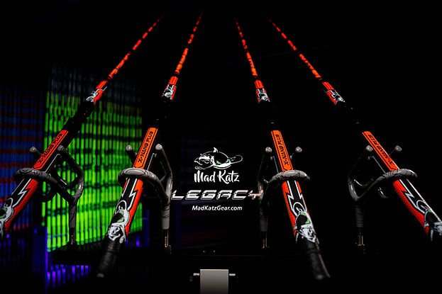 MadKatz 7'6" Orange Inferno legacy Casting Rod - Hamilton Bait and Tackle