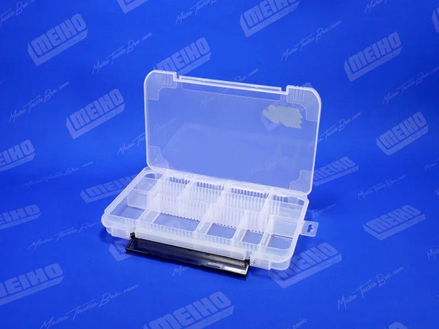 Meiho VS - 3043NDD Clear Compartment Case (3700) - Hamilton Bait and Tackle