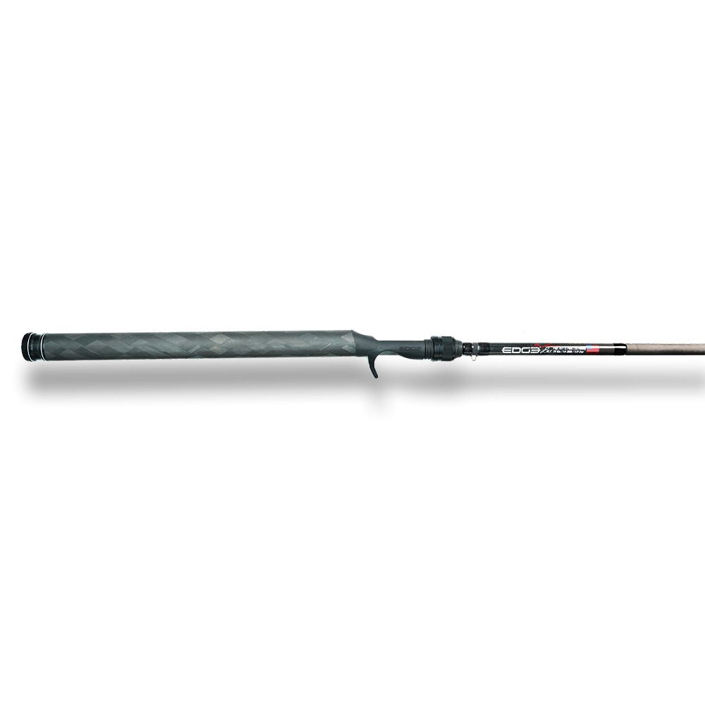 Used Baitcast Rod - Edge Rods Black Widow 7'3" Medium Heavy Fast 9/10 - Hamilton Bait and Tackle