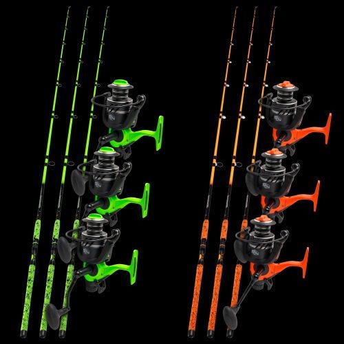 Whisker Seeker Hog Seeker Rod & Baitrunner Reel Combo (3 Pack) - Hamilton Bait and Tackle