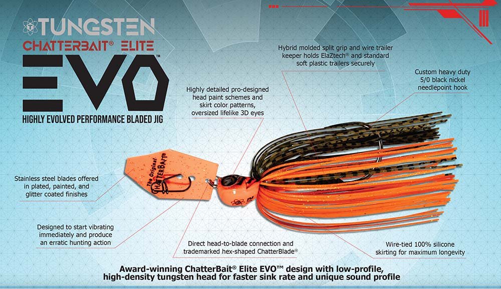 Zman Tungsten Chatterbait Elite EVO - Hamilton Bait and Tackle