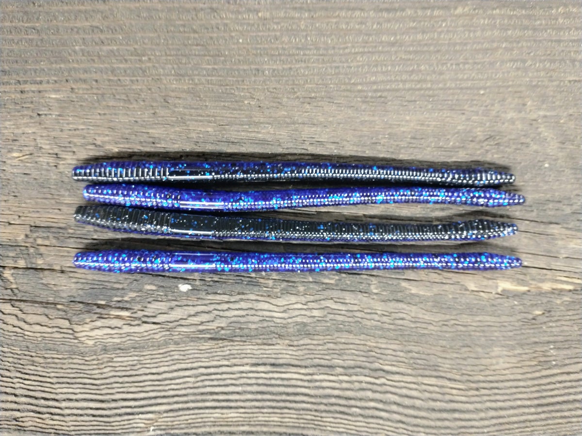 A-Game Custom Lures 6" Wiggly Worm - Hamilton Bait and Tackle