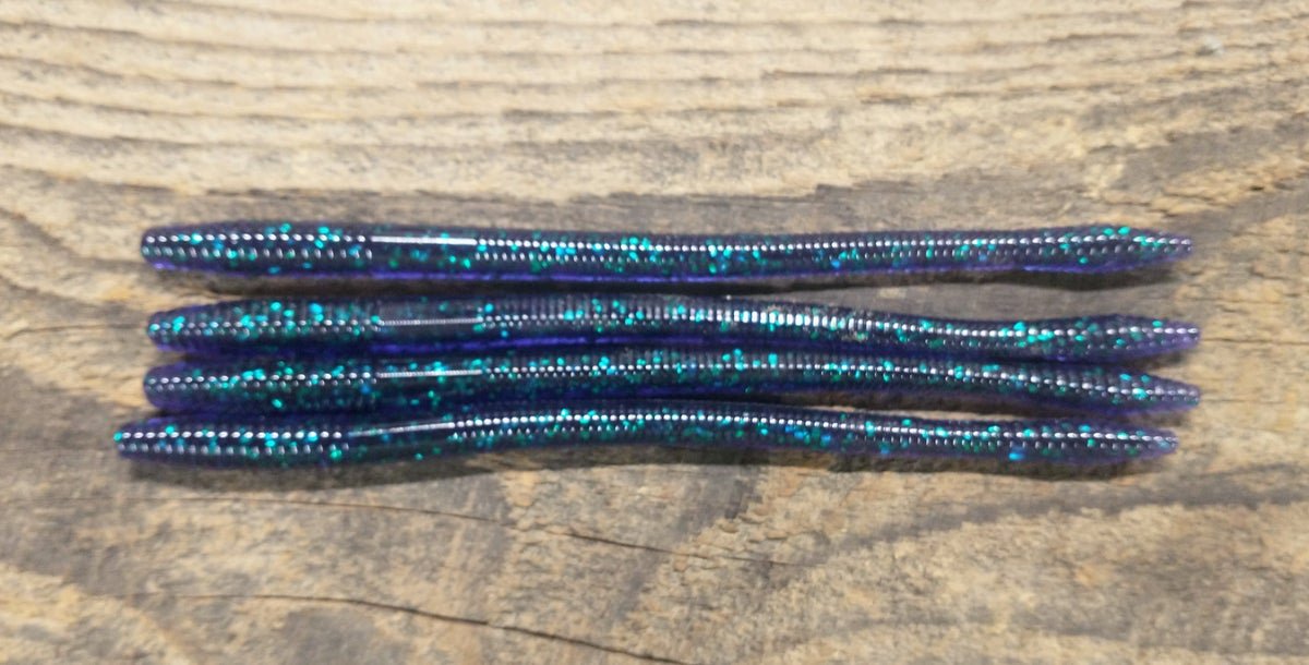 A-Game Custom Lures 6" Wiggly Worm - Hamilton Bait and Tackle