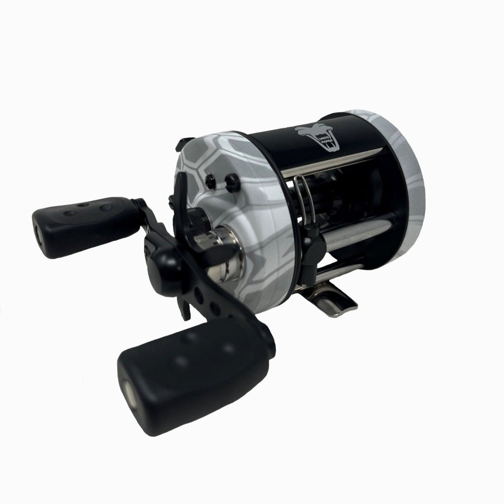 abu garcia 6500 reel handle Abu Garcia 6500 "White Mamba" Pro Rocket