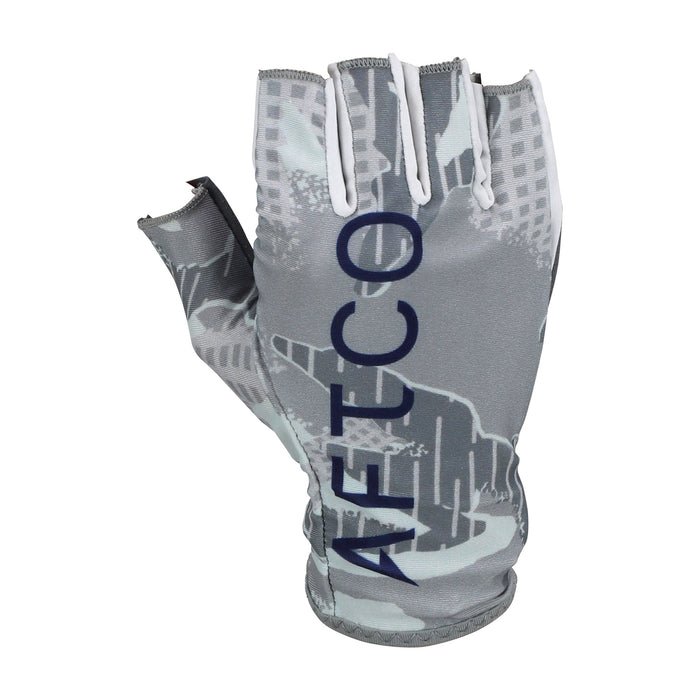 AFTCO Solblok Gloves - Silver - XL