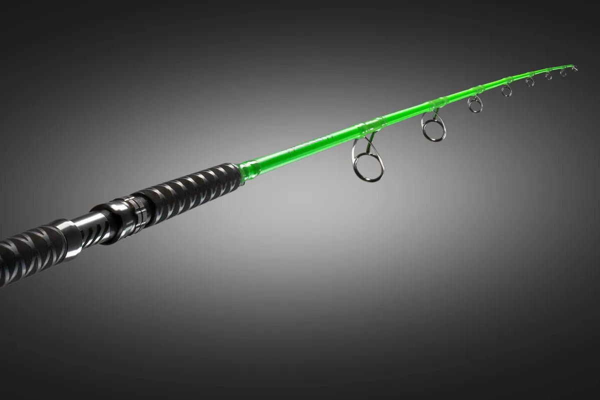 Big Cat Fever 7'6" Green Hellcat Spinning Rods - Hamilton Bait and Tackle