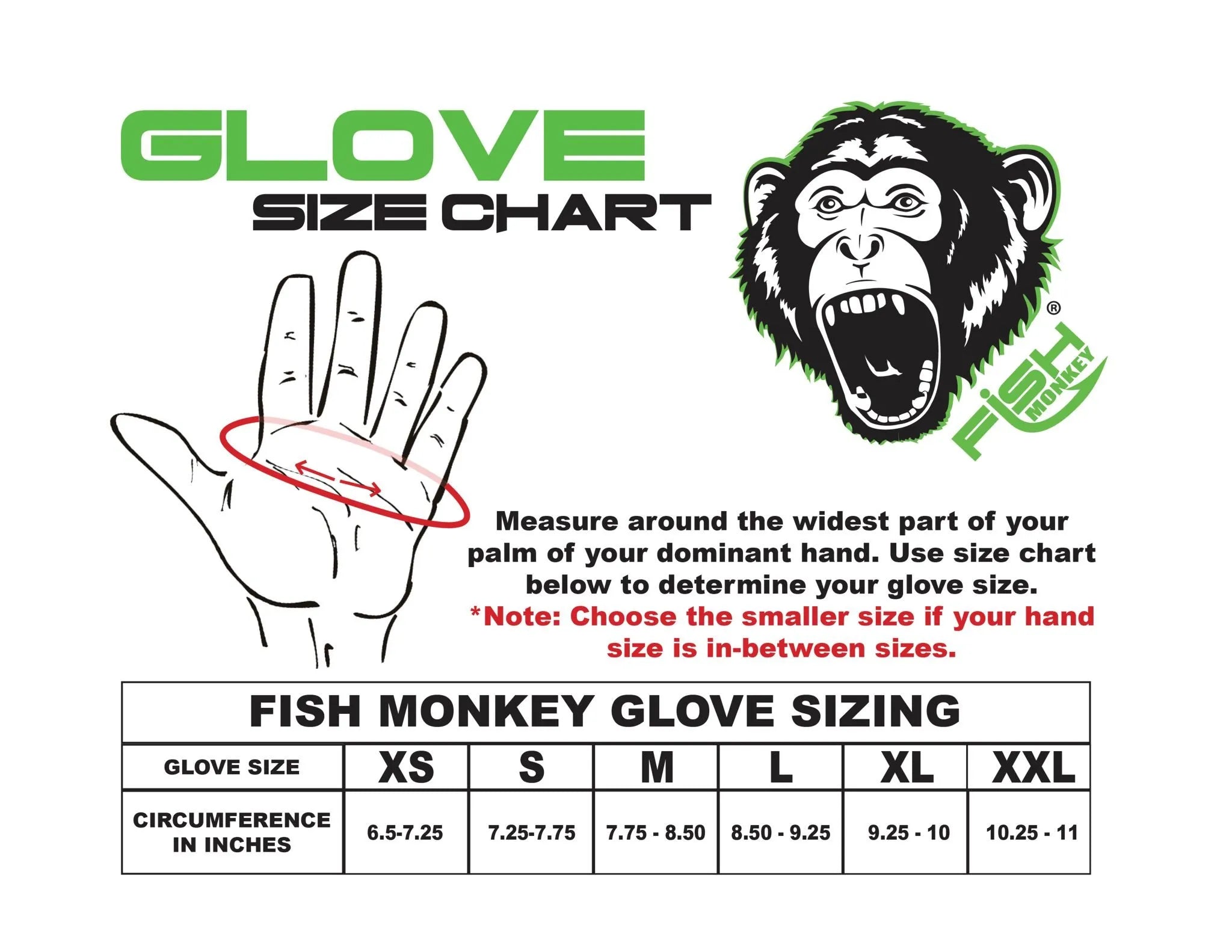 Fish Monkey Stubby Guide Glove - Hamilton Bait and Tackle