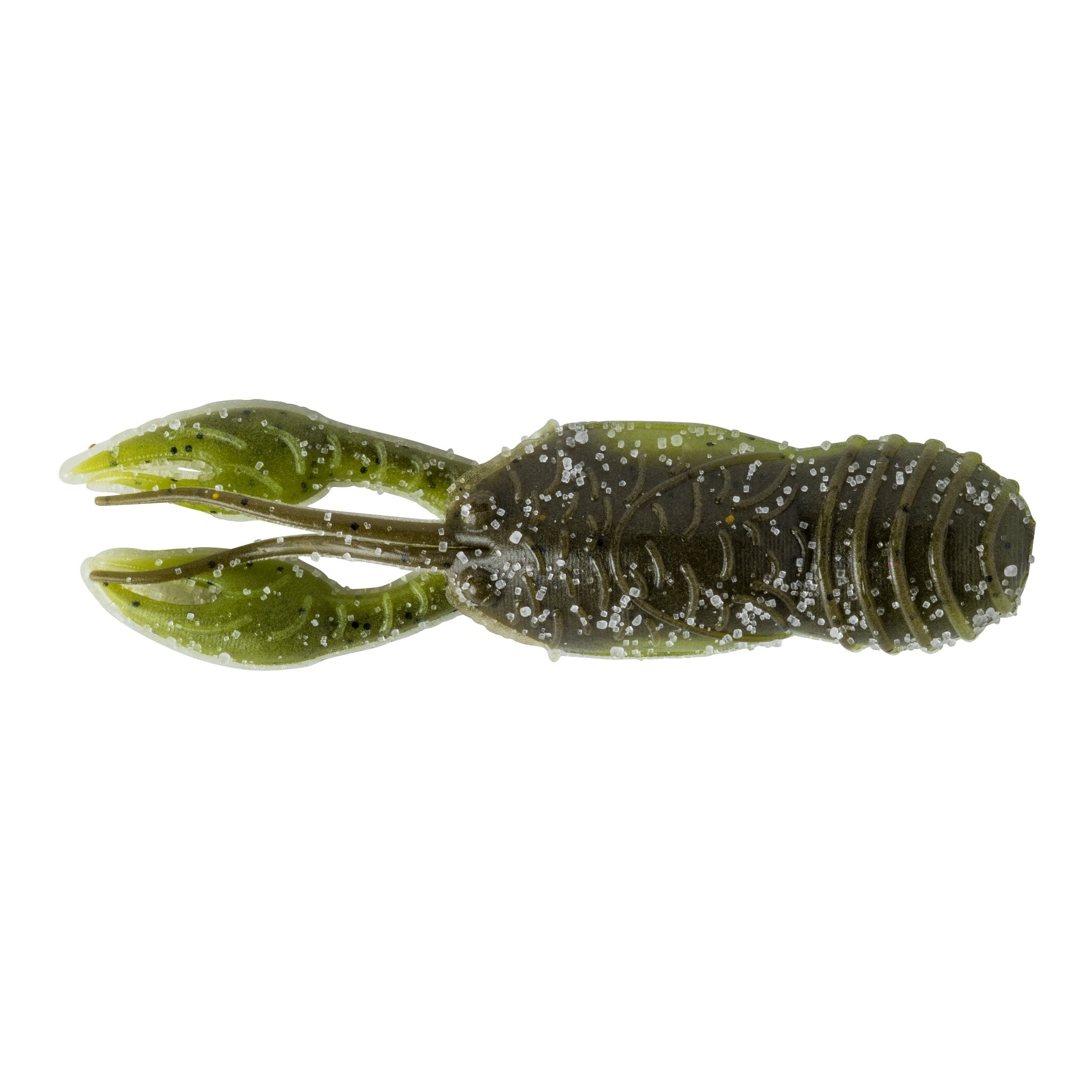 Great Lakes Finesse Juvy Craw 2.5 Green Pumpkin Red Flake