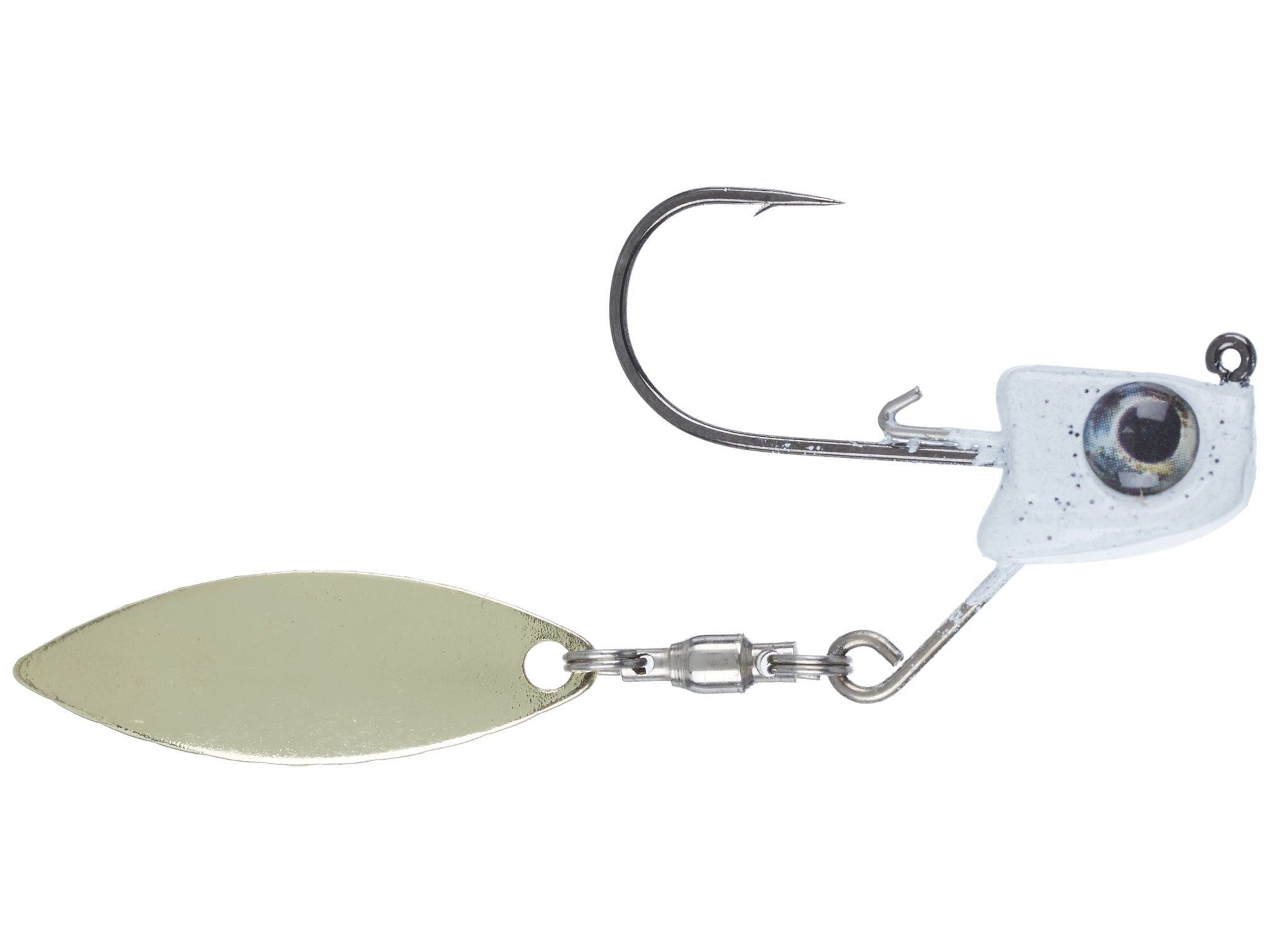 Great Lakes Finesse Sneaky Underspin - 3/16oz - White Shad Silver
